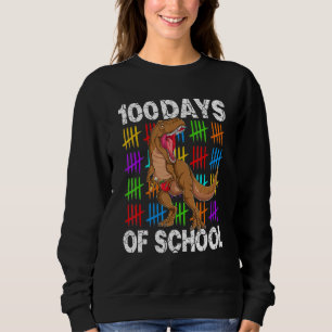 Camiseta 100 Dias Da Escola 100.º Dia Da Escola Dino 4