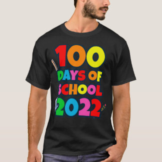 Camiseta 100 dias da escola 2022 2