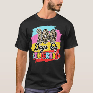 Camiseta 100 Dias De 4º Grau 100 Dias Mais Inteligentes 100