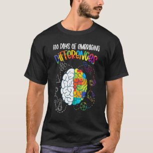 Camiseta 100 Dias De Abraçar Diferenças Acelerou Professor 