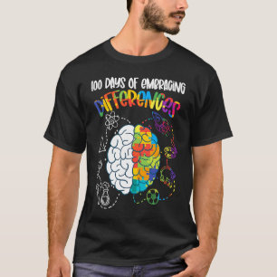 Camiseta 100 Dias De Abraçar Diferenças Professor De Educaç