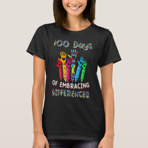 Camiseta 100 Dias De Adoção De Diferenças Autismo Consciênc