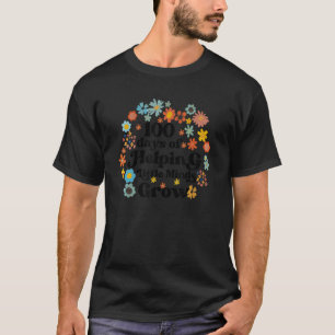 Camiseta 100 Dias De Ajudar Pequenas Mentes A Crescer 100 D