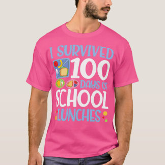 Camiseta 100 Dias de Alunos Escolares 100º Dia da Escola