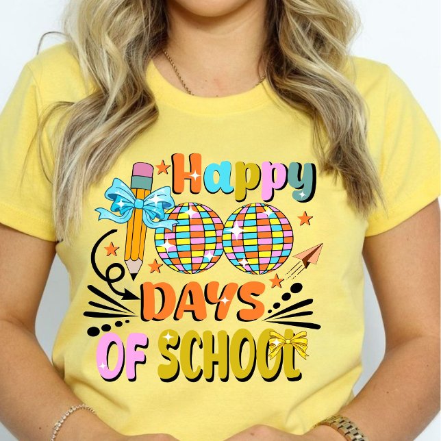 Camiseta 100 dias de apreciação do professor (happy 100 days of school shirt, teacher gift, teacher appreciation gifts, teachers gift shirt, )