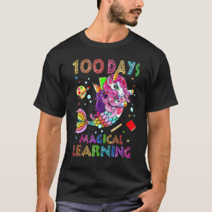 Camiseta 100 Dias De Aprendizagem Mágica 100 Dias De Merma