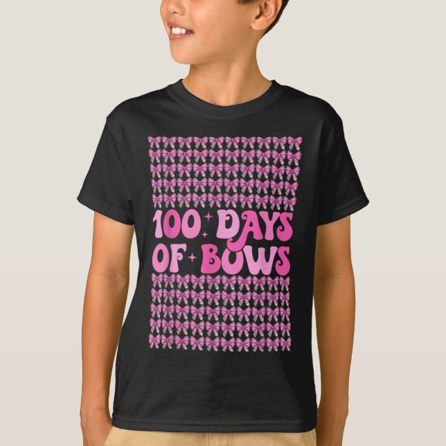 Camiseta 100 Dias De Arco Coquetê 100 Dia De Arco Escolar (Frente)