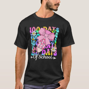 Camiseta 100 Dias De Arco De Coquete Escolar 100º Dia Da Es