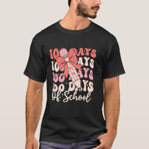 Camiseta 100 dias de Arco de Coquete Escolar 100º Dia da Es