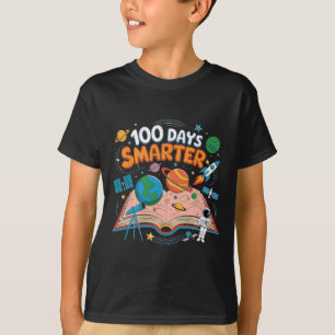 Camiseta 100 Dias De Astronauta Espacial Mais Inteligente 1