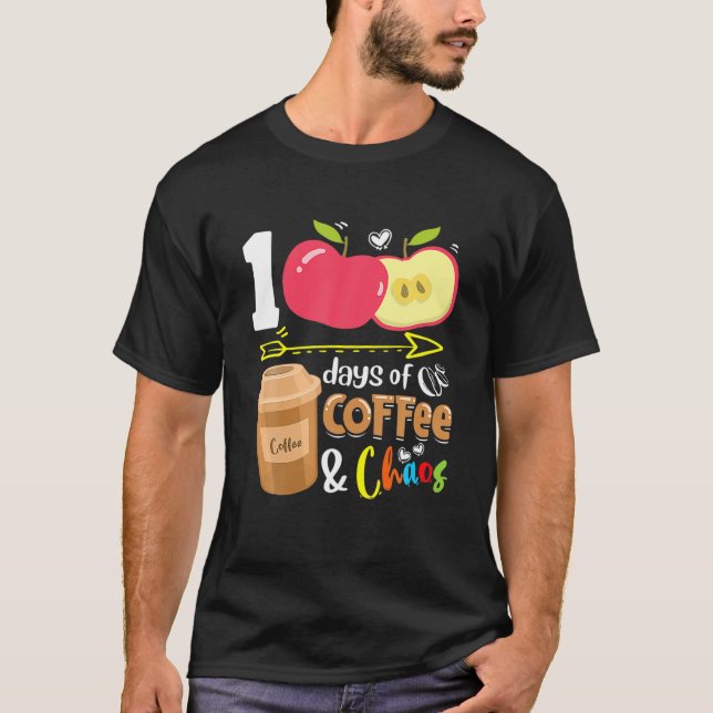 Camiseta 100 Dias De Café (Frente)