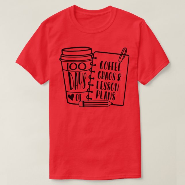 Camiseta 100 Dias De Café 4 (Frente do Design)
