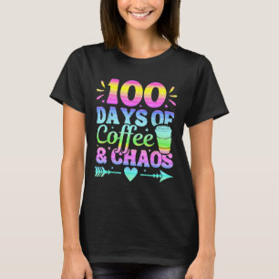 Camiseta 100 Dias De Café E Caos 100 Dias De Escola