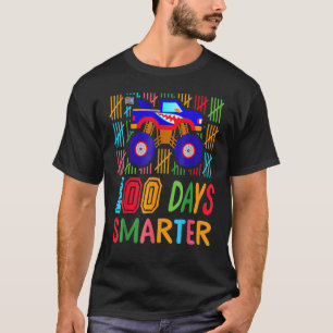 Camiseta 100 Dias De Caminhão Monstro Mais Inteligente 100º