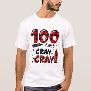 Camiseta 100 Dias De Carruagem Cray 100º Dia Da Escola Buff