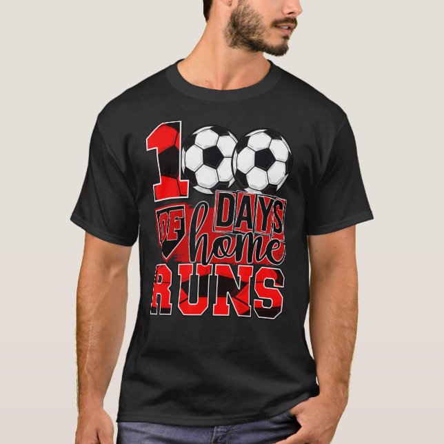 Camiseta 100 Dias De Casa Executa Professores De Treinador  (Frente)