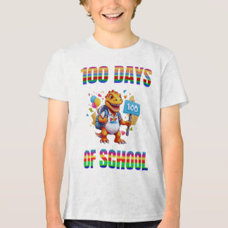 Camiseta 100 dias de celebrações escolares"