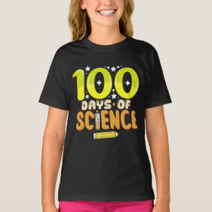 Camiseta 100 Dias de Ciência 100º Dia de Aula Professor