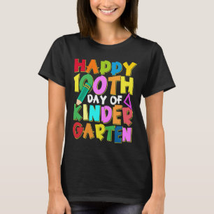 Camiseta 100 Dias De Crianças Do Jardim De Infância 100º Di