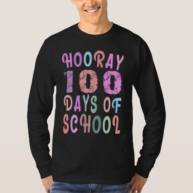 Camiseta 100 Dias De Cuta Iadea Escolar Para Pais (Frente)