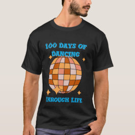 Camiseta 100 dias de dança através da vida