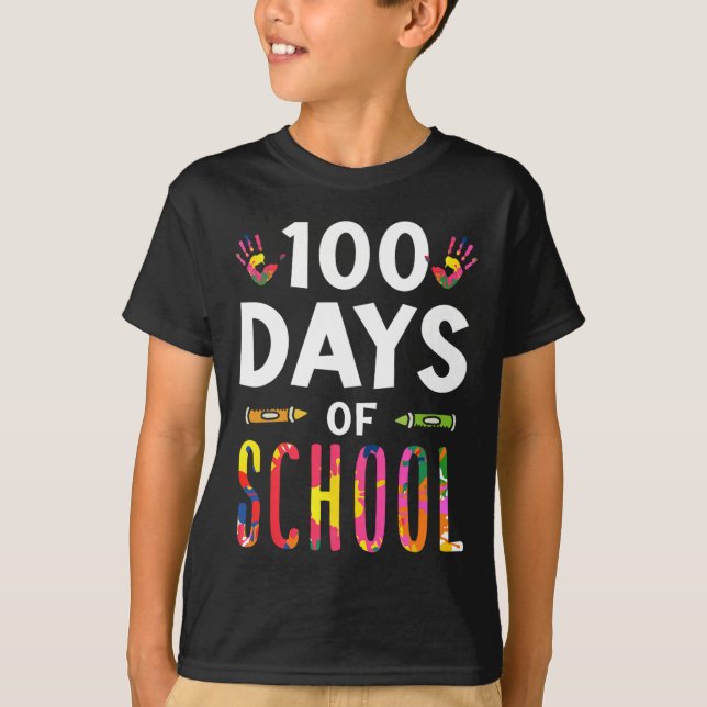 Camiseta 100 Dias De Doces Da Escola (Frente)