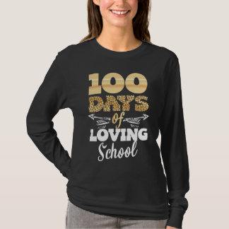 Camiseta 100 Dias De Encantadora De 100º Dia De Professores