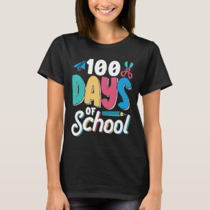 Camiseta 100 Dias De Ensino Cute Cl Kids