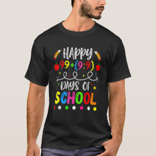 Camiseta 100 Dias De Equação Matemática Escolar Professor A