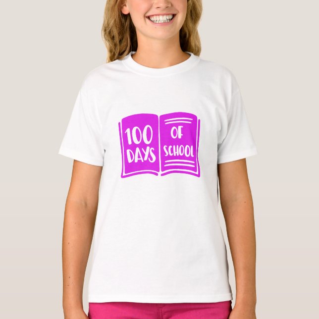 Camiseta 100 dias de escola (Frente)