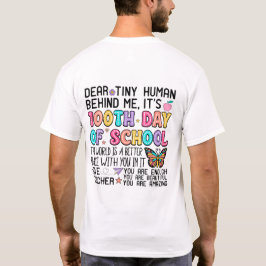 Camiseta 100 Dias De Escola
