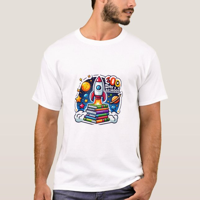 CAMISETA 100 DIAS DE ESCOLA (Frente)