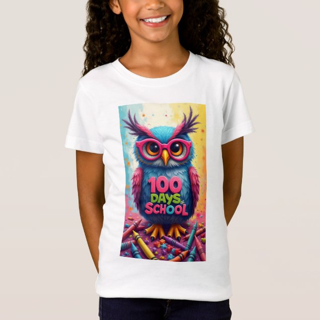 Camiseta 100 dias de escola (Frente)