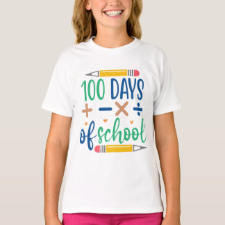 Camiseta 100 dias de escola