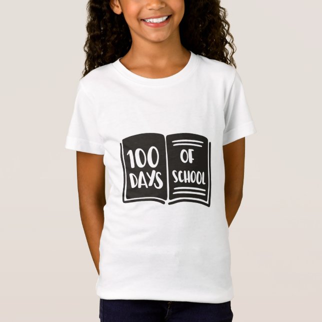 Camiseta 100 dias de escola (Frente)