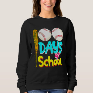 Camiseta 100 Dias De Escola 100º Dia Beisebol Professor Alu
