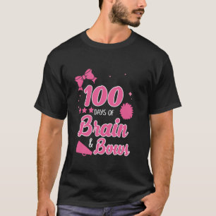 Camiseta 100 Dias De Escola 100º Dia De Cérebro E Arcos Gar