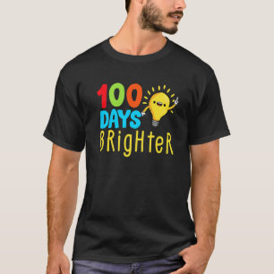 Camiseta 100 Dias De Escola 100 Dias De Alunos Mais Brilhan