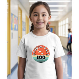 Camiseta 100 dias de escola, 100 dias de escola