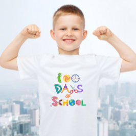 Camiseta 100 dias de escola 100 dias mais inteligente