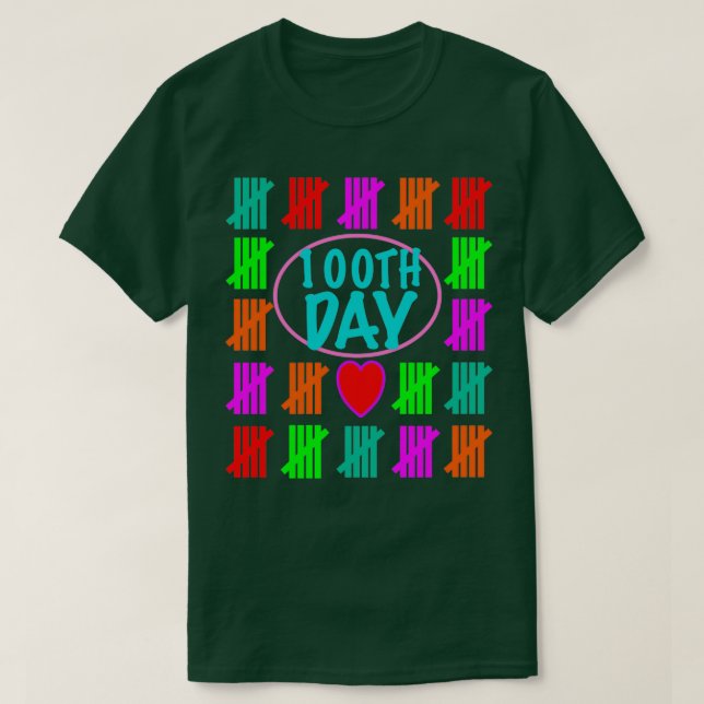 Camiseta 100 dias de escola 55 (Frente do Design)