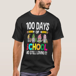 Camiseta 100 Dias De Escola Ainda Adorando Estudante De Gno