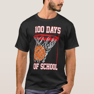Camiseta 100 Dias De Escola Basquetebol Professor Aluno