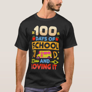 Camiseta 100 dias de escola e adorando barramento da Apple