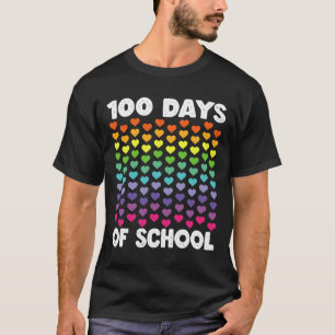 Camiseta 100 Dias De Escola E Ainda A Adorando Corta 100t