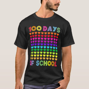 Camiseta 100 Dias De Escola E Ainda A Adorando Corta 100t
