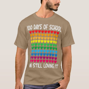 Camiseta 100 Dias De Escola E Ainda Adorando O Professor