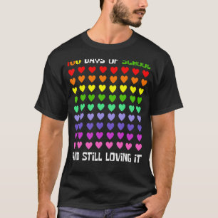 Camiseta 100 dias de escola e ainda adorando seu teatro