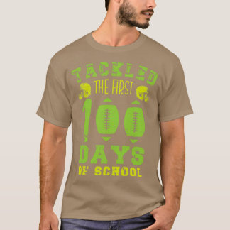 Camiseta 100 dias de escola enfrentaram os primeiros 100 di