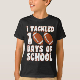 Camiseta 100 Dias De Escola Eu Abordei 100 Dias De Menino E
